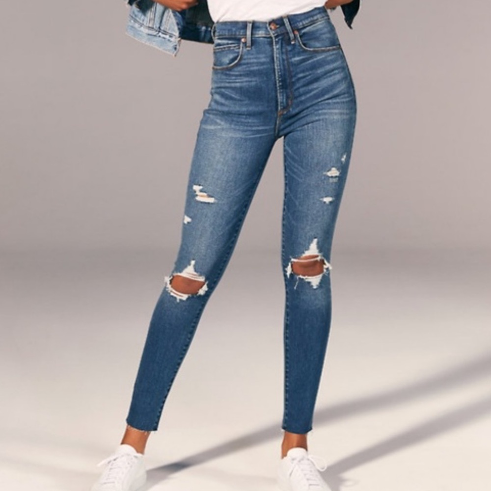 Abercrombie & Fitch Ultra High Rise Super Skinny Jeans